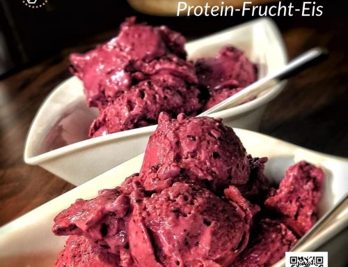 Protein-Frucht-Eis ohne extra Zucker